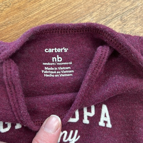 Carter's grandpa onesie - Picture 3 of 3